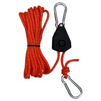 ☜⊕▩ Windproof Tensioner Outdoor Camping Tent Rope Polyester Heavy Duty With Pulley Awning Clip Reflective Cord Adjuster Accessories