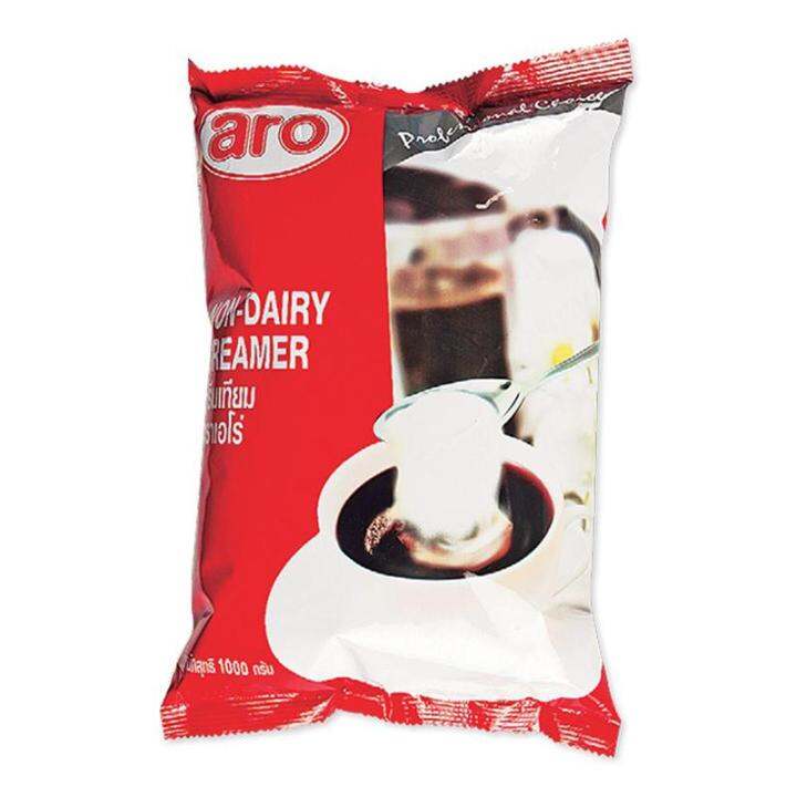 ครีมเทียม 1000 กรัม Non Dairy Creamer aro เอโร่ ชนิดผง คีมเทียม คลีม