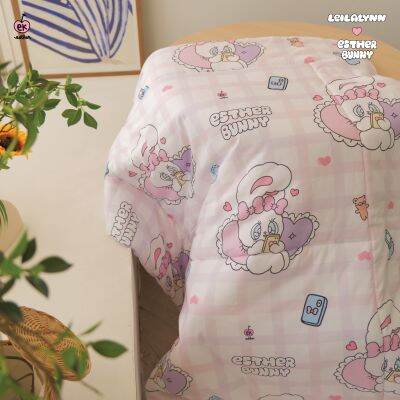 ผ้านวมพกพา ไลลาลินน์ Leilalynn  ลาย EstherBunny สุดน่ารัก 🐰 ขนาด 44*82 นิ้ว