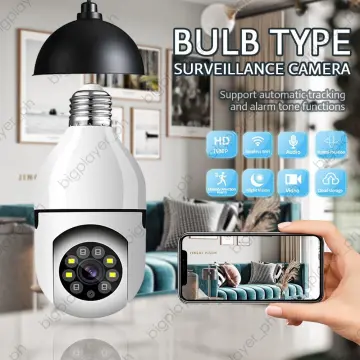 1080p 360° Rotate Auto Tracking Panoramic Camera E27 Light Bulb Wireless  Wifi Ptz Ip Cam Security Protection Surveillance Camera - Ip Camera -  AliExpress