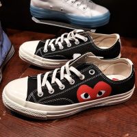 [ready stock] CDG PLAY x 1970s all star shoes mens womens sneakers low cut classic Shoes