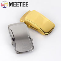 1Pc 3639mm Mens Stainless Steel Belt Buckles Toothless Automatic Buckle Head Simple Fashion Leather Craft Decoration Clasp