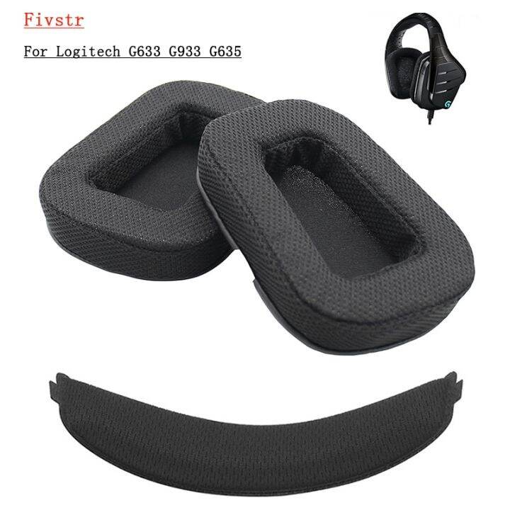 Ear Pads Headband For Logitech G933 G633 G635 G935 G633S G933S