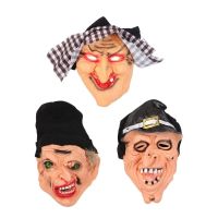 Horror Witch Face Cover Ornament Halloween Props Ornament Face Mask