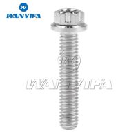 สลักไทเทเนียม Wanyifa M6x15/20/25/30มม. หัว Torx หน้าแปลนสำหรับเปลี่ยนรถจักรยานยนต์