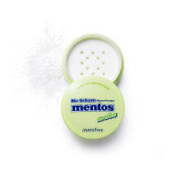 Innisfree x Mentos คอลแลปล่าสุดของไอเท็ม No Sebum mineral powder  ขนาด 5 กรัม