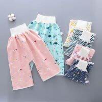 2 In 1 Comfy Children Adult Diaper Skirt Summer Baby Pants Absorbent Shorts Prevent Skirt Moment Leakage Mat Cover for Bed