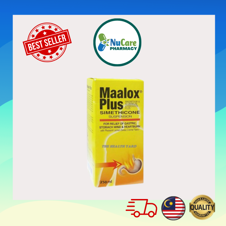 MAALOX PLUS SUSPENSION FOR INDIGESTION 250ML Lazada