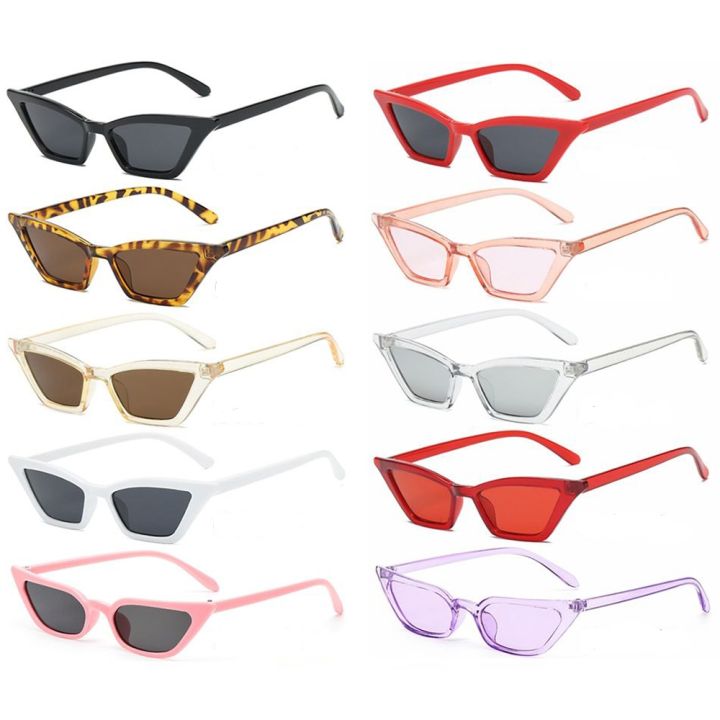 2023ขายร้อนกรอบขนาดเล็กแว่นตากันแดดผู้หญิงโบราณตาแมวแว่นกันแดดแฟชั่นเฉดสี-uv400แว่นตาอุปกรณ์สวมใส่แนวสตรีท
