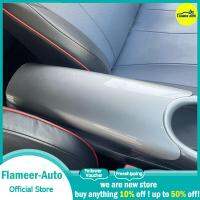 Flameer ฝาครอบกล่องควบคุมที่พักแขนส่วนกลางเปลือกมีสไตล์ทนทานสำหรับเงิน Byd Dolphin