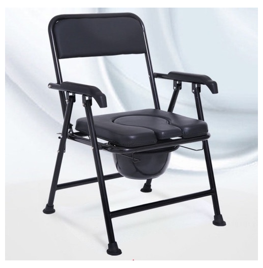 verno-เก้าอี้นั่งขับถ่าย-รุ่น-sf-6-bl-ขนาด-33x36x78-ซม-สีดำ-สุขาเคลื่อนที่-ห้องน้ำเคลื่อนที่-ส้วมเคลื่อนที่-ส้วมพกพา