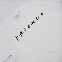 เสื้อยืดแขนสั้นลําลอง ผ้าฝ้าย 100% พิมพ์ลาย Friends 190Gsm พลัสไซซ์ ของขวัญวันเกิด สําหรับผู้ชาย XS-6XLS-5XL