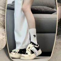 2023 smilerepublicˉSummer New Commuter Versatile Casual Thick Sole Shoes