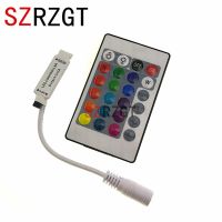 【❖New Hot❖】 yulibu74040703 Dc12v รีโมทคอนโทรล24key ขนาดเล็กแถบไฟ Led Rgb Rgbw Ir Dc 12 V 24ตัวควบคุมที่สำคัญสำหรับ Smd 3528 5050 5630ไฟแถบไฟ Led 3014