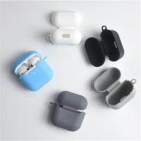 Dustproof Soft Silicone Wireless Bluetooth-compatible Earphones Case Headphone Protective Cover Box for Airpods Pro4 Ear Pod Bag Headphones Accessorie