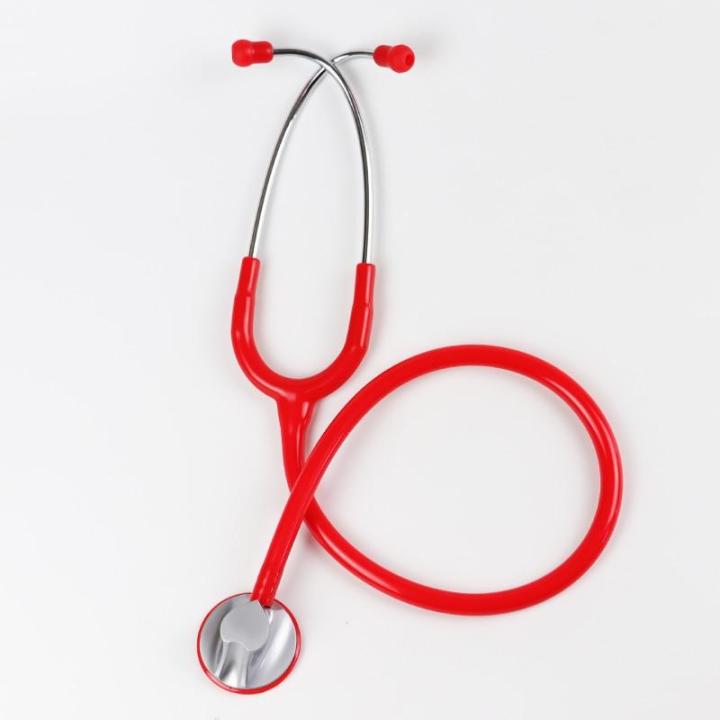 sell-well-ใหม่สีแดงหัวใจ-professional-medical-เดี่ยวหัว-estetoscopio-เครื่องวัดความดันโลหิตน่ารักหูฟังนางพยาบาล