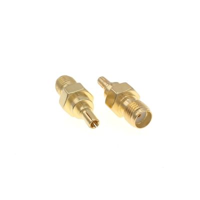10pcs CRC9 Male Plug To SMA Female Jack RF Connector Coaxial Converter Adapter Gold Plated Electrical Connectors