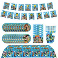 New Disney Toy Story Birthday Party Decorations Disposable Cutlery Cup Plate Paper Banner Sling Balloon Baby Shower Kid Boy Gift