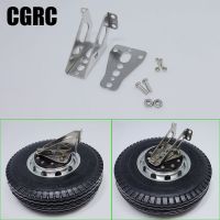 Metal Simulation Spare Tire Bracket for 1/14 Tamiya RC Truck Trailer Tipper Scania R620 R470 56323 Car DIY Parts Screw Nut Drivers