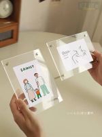 EZ Acrylic Photo Stand Frame Display 6 inces 15*10 cm 2.5mm Thickness Certificate กรอบรูปอะคริลิค กรอบโปสเตอร์ ขนาด  6 นิ้ว สําหรับวางโปสเตอร์ ตกแต่งห้อง สไตล์มินิมอt