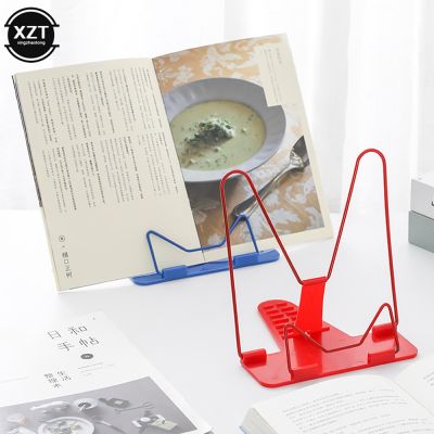 Portable Bookend Stand Foldable Reading Book Stand Document Holder Base Adjustable Reading Book Shelf Bookend Reading