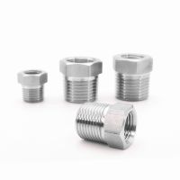 1/8 1/4 3/8 1/2 3/4 1 BSP Male To Female Thread 304 Stainless Steel Reducer Bushing Reducing Pipe Fitting Connector