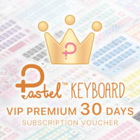 Pastel Keyboard VIP Premium 30 Day (E-Voucher) การสมัครรับแบบ 30 วัน