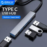 ORICO Type C HUB 4พอร์ต USB 3.0 2.0 HUB Card Reader อลูมิเนียม Ultra Slim แบบพกพา Splitter Adapter สำหรับคอมพิวเตอร์ PC อุปกรณ์เสริม