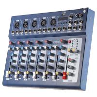 F7-USB 7-Channel Digital Mic Line Audio Sound Mixer Mixing Console EU plug