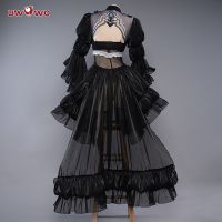 In Stock UWOWO Nier: Automata 2B Cosplay Black/White Wedding Dress Bride Halloween Christmas Cosplay Costume