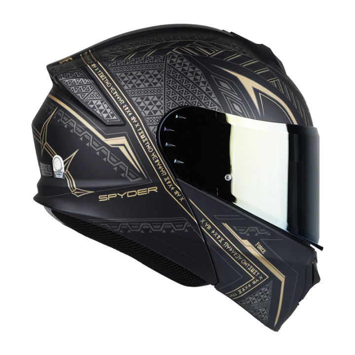 Spyder Force GD S6 - EMPIRE Modular Dual Visor Helmet (FREE Clear Visor ...