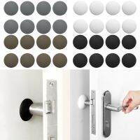 （HOT NEW） US STOCK 12Pcs บัฟเฟอร์ประตูยาง Self Adhesive Wall Protectors มือจับประตูกันชน Damper บัฟเฟอร์ CushionHardware