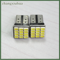 Zhangxiuhua หลอดไฟ T10สัญญาณเลี้ยวรถ12 LED แบบ SMD สว่าง1ชิ้นหลอดไฟแบบลิ่มอัตโนมัติสีขาว