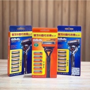 Dao cạo râu Nhật Bản cao cấp 5 +1 lưỡi Gillette Fusion Proglide Cán Dao +