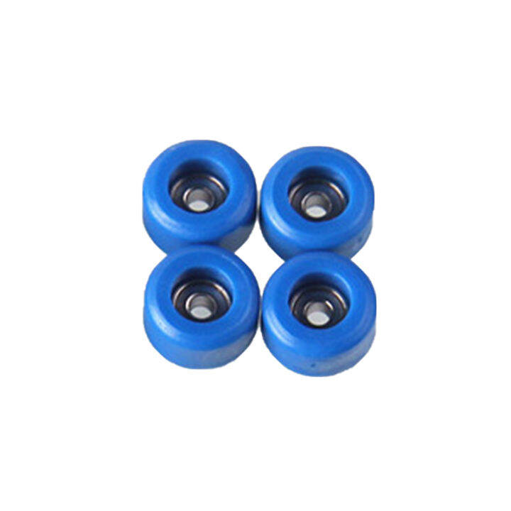 mazalan 4Pcs/Set PU+Metal Urethane CNC Bearing Wheel For Wooden