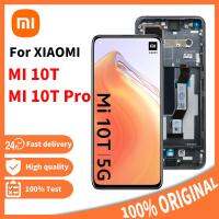 หน้าจอดั้งเดิม6.67 เหมาะสำหรับ Xiaomi Mi 10T Pro 5G จอแสดงผล LCD แบบสัมผัสหน้าจอแทนที่ LCD เหมาะสำหรับ Xiaomi Mi 10T M2007J3SG จอแสดงผล M2007J3SY