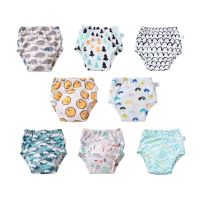 Babyfriend Reusable Washable Baby Training Pants Kids Underwear Cloth Diaper Nappies Waterproof Potty Training Panties  8PCS Cloth Diapers