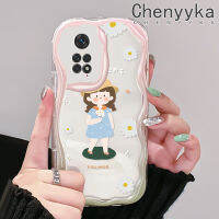 เคส Chenyyka สำหรับ Xiaomi MI Redmi โน้ต11 11S Poco M4 Pro 4G เคสลายการ์ตูนในฤดูร้อนที่น่ารักเด็กผู้หญิงตัวเล็กกรอบใสเนื้อครีมใสเคสมือถือฝาครอบป้องกัน