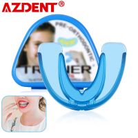 6-12 ปี AZDENT ทันตกรรมซิลิโคน Mouthguard ยืดฟันถาดทันตกรรม Orthotics Retainer จัดฟัน-EDCNM SHOP