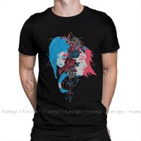 Shirt Men Clothing Arcane League Of Legends T-Shirt SisterS Blossom Fashion Unisex Short Sleeve Tshirt Loose