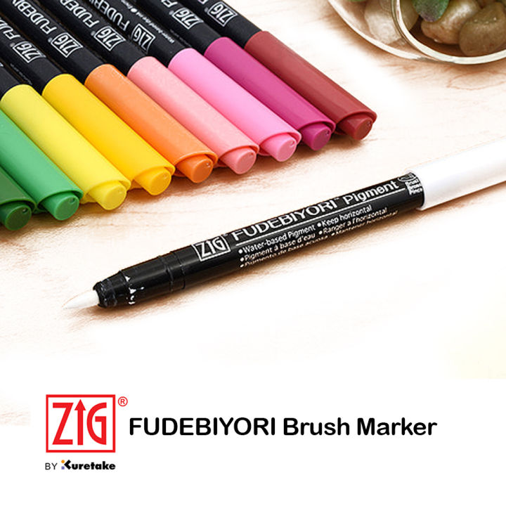 Zig Calligraphy II Pigment Marker, Set of 12