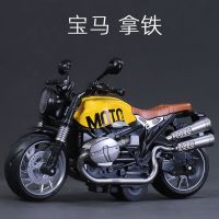 ❂◙ Simulation Iron Riding Motorcycle Power Control Alloy Car Model Light Sound Effect Racing Car 3 Years Old Boy and Children 39;s