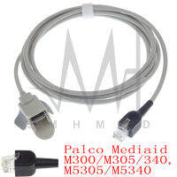 ใช้งานร่วมกับเซ็นเซอร์ Spo2ของ Palco Mediaid M300M305340,M5305 M5340จอภาพผู้ป่วย Oximetry Cable,3M นิ้วหู