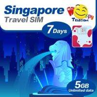 Happy - Singapore 7วัน5GB ซิมการเดินทางข้อมูลไม่จำกัด