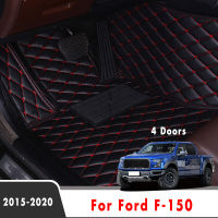 For Ford F-150 4 Doors 2020 2019 2018 2017 2016 2015 Car Floor Mats Interior Accessories Leather Cars Auto Styling Decoration