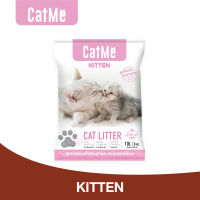 CatMe Kitten 10L. Natural Bentonite Cat Litter Low-Tracking, Soap Scent For Cats &amp; Kittens (10 Liter/Bag)