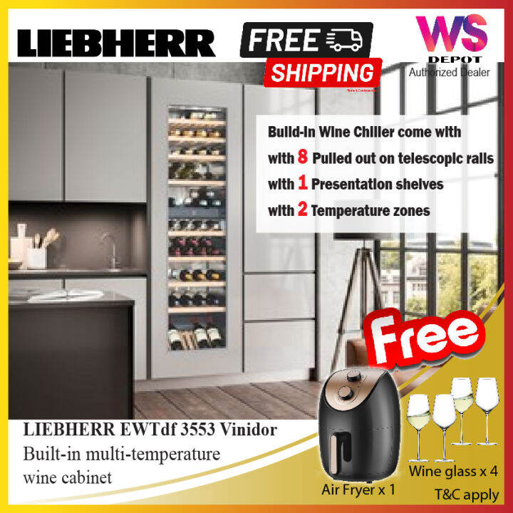 LIEBHERR EWTdf 3553 Builtin multitemperature wine (2 Zones
