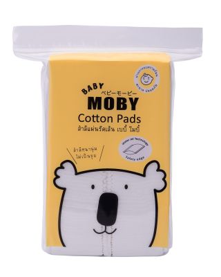 เบบี้ โมบี้ สำลีแผ่น รีดเส้น 50g. - Baby Moby Cotton Pads