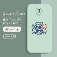 เคส samsung j7 pro ซอฟท์แวร์แองเจิลอาย กันรอย กันน้ำ ฝาหลังลื่น ปกเต็ม ไม่ติดขอบ ไม่ติดฟิล์มมือถือ การ์ดน่ารัก เคสป้องกันเลนส