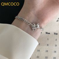 【CW】 QMCOCO Color Fashion Punk Little Couple Jewelry Hand Accessories